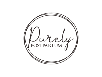Purely Postpartum logo design by Greenlight