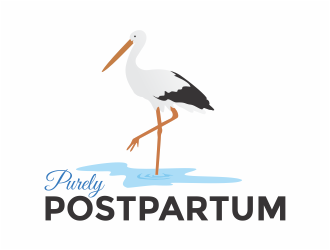 Purely Postpartum logo design by mutafailan