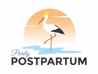 Purely Postpartum logo design by mutafailan