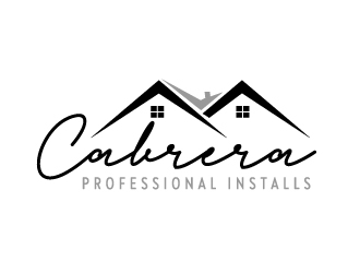 Cabrera Professional Installs  logo design by akilis13
