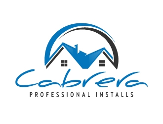 Cabrera Professional Installs  logo design by akilis13