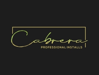 Cabrera Professional Installs  logo design by berkahnenen