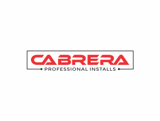 Cabrera Professional Installs  logo design by mutafailan