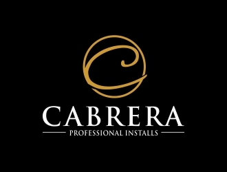 Cabrera Professional Installs  logo design by citradesign