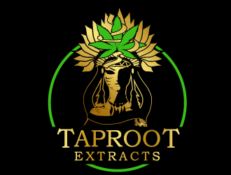 TapRoot Extracts logo design by axel182