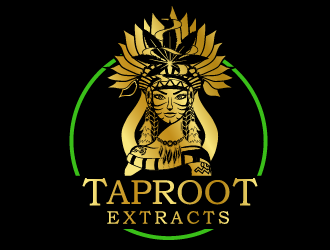 TapRoot Extracts logo design by axel182