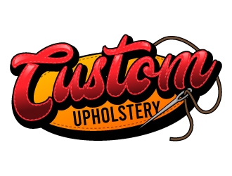 Custom Upholstery logo design by fries