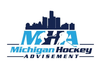 Michigan Hockey Advisement logo design by invento