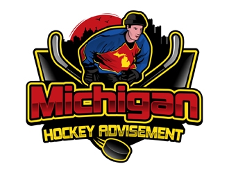 Michigan Hockey Advisement logo design by DreamLogoDesign