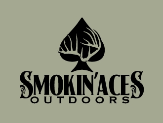 Smokin’ Aces Outdoors logo design by ElonStark