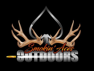 Smokin’ Aces Outdoors logo design by Suvendu