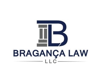 Bragança Law LLC logo design by damlogo