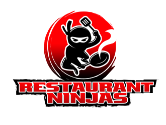 Restaurant Ninjas logo design by megalogos