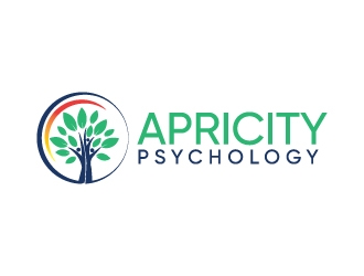 Apricity Psychology logo design by Erasedink