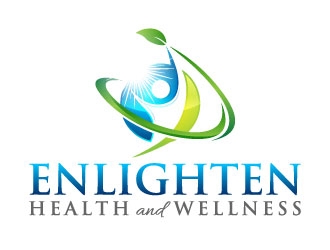 Enlighten Health and Wellness logo design by pixalrahul
