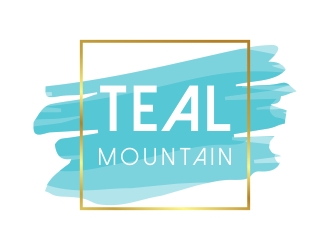 Teal Mountain logo design by cikiyunn