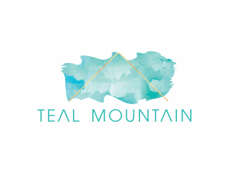 Teal Mountain logo design by hopee