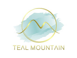 Teal Mountain logo design by haze
