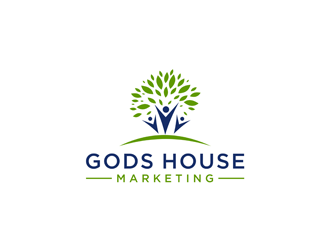 Gods House Marketing logo design by ndaru