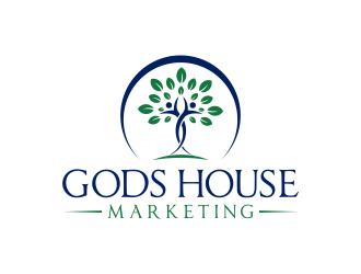 Gods House Marketing logo design by pakNton