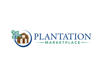 Plantation Marketplace  logo design by pakNton