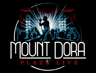 Mount Dora Plaza Live  logo design by MAXR