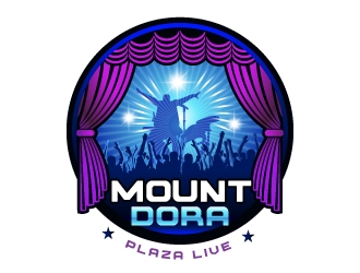 Mount Dora Plaza Live  logo design by Suvendu