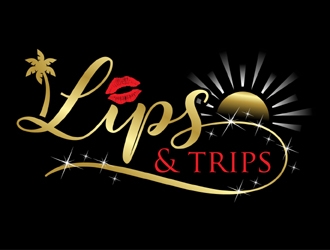 Lips & Trips logo design by MAXR