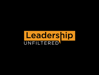 Leadership Unfiltered logo design by johana