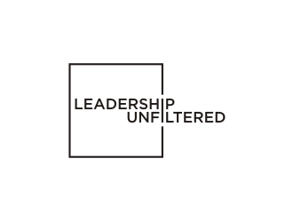Leadership Unfiltered logo design by blessings