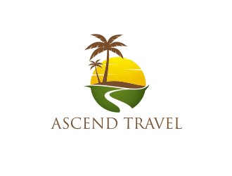 Ascend Travel logo design by blessings