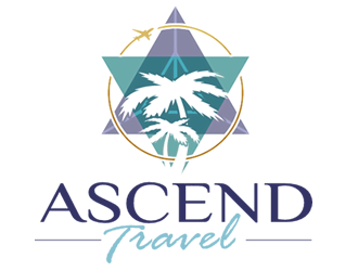 Ascend Travel logo design by Coolwanz