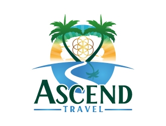 Ascend Travel logo design by MUSANG