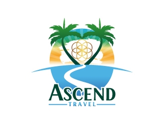Ascend Travel logo design by MUSANG