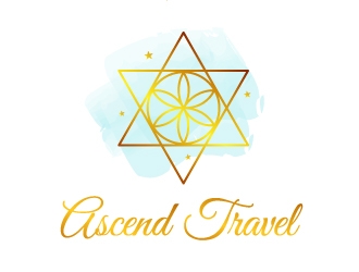 Ascend Travel logo design by MonkDesign
