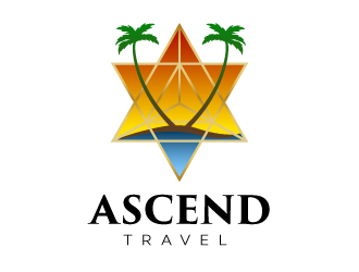 Ascend Travel logo design by kojic785