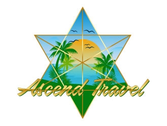 Ascend Travel logo design by AYATA