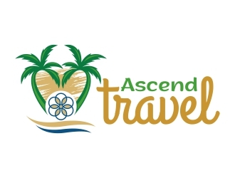 Ascend Travel logo design by adwebicon