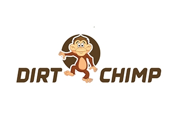 Dirt Chimp logo design by PrimalGraphics