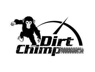 Dirt Chimp logo design by invento