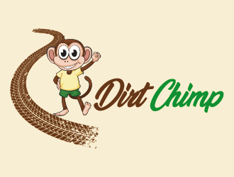 Dirt Chimp logo design by czars