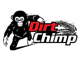 Dirt Chimp logo design by logoguy