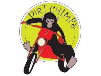 Dirt Chimp logo design by not2shabby
