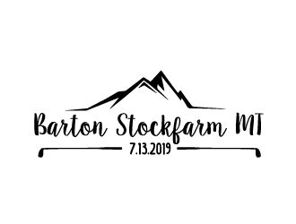 Barton Stockfarm MT 7.13.2019 logo design by ElonStark