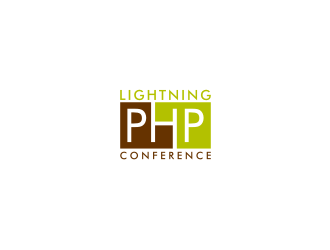 LIGHTNING PHP CONFERENCE logo design by bricton