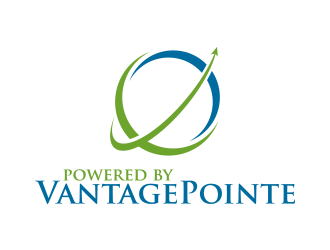 Powered by VantagePointe logo design by lexipej
