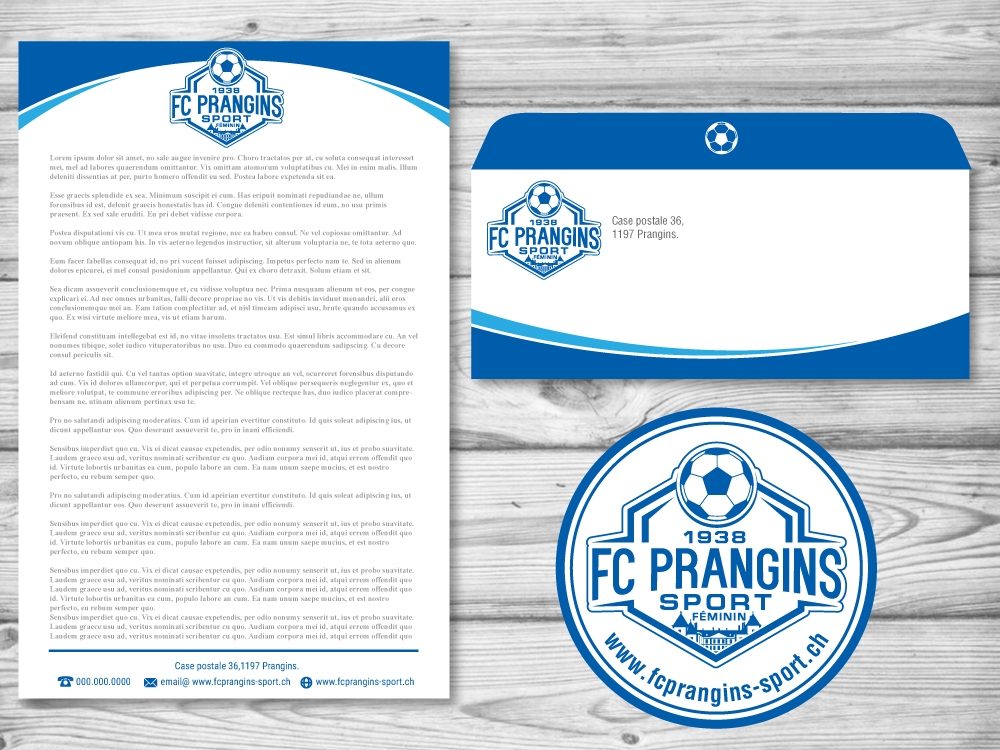 FC Prangins Sport logo design by jaize