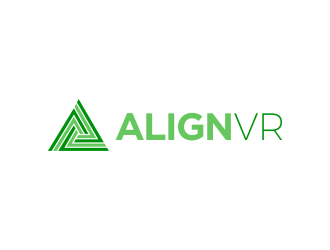 AlignVR logo design by mashoodpp