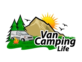 Van Camping Life logo design by LogOExperT