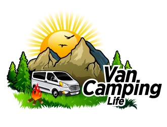 Van Camping Life logo design by Suvendu